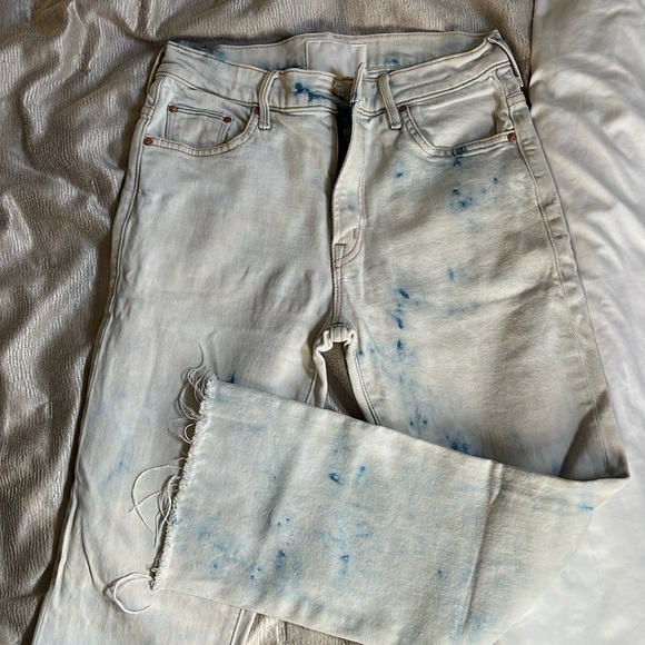 MOTHER Pants - Mother, the insider ankle fray – in a tizzy